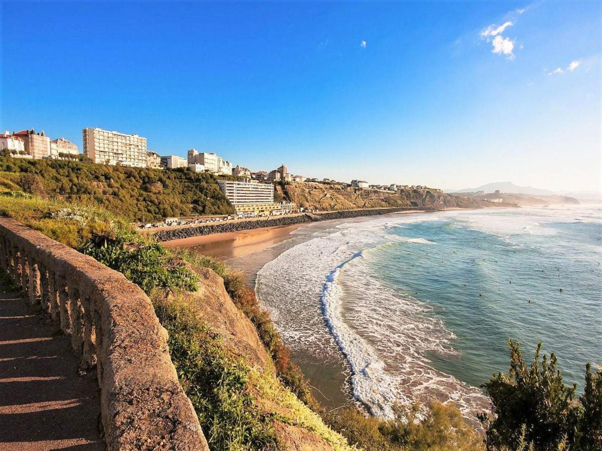 Charmant Studio En Centre-Ville Avec Piscine Proche Grande Plage - Fr-1-3-410 Biarritz Dış mekan fotoğraf